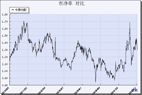 中原内配（002448）历年市净率对比
